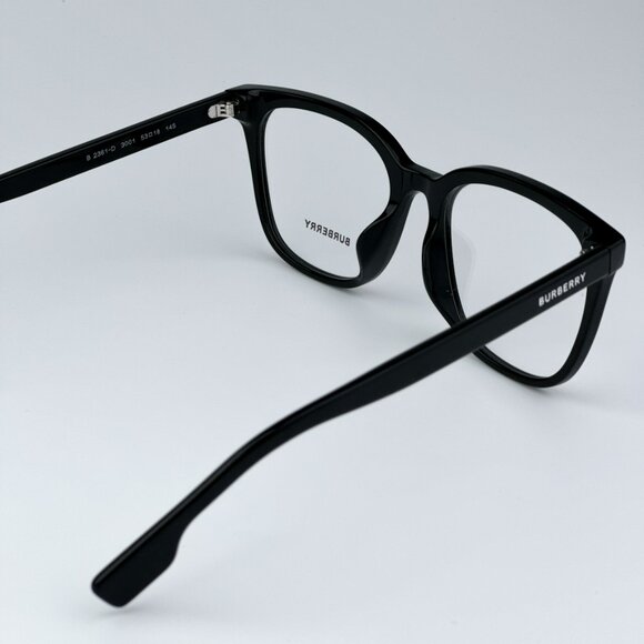 Burberry BE2361D 3001 BRAND NEW Eyeglasses Black Square Unisex - Picture 8 of 9